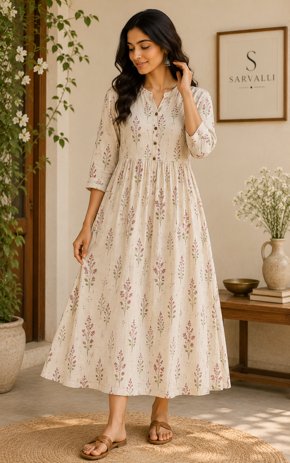 Wildflower Meadow Cotton Dress
